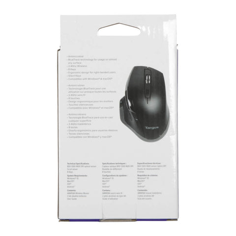 Targus Mouse Inalámbrico Ergonómico Bluetrace (AMW584GL)