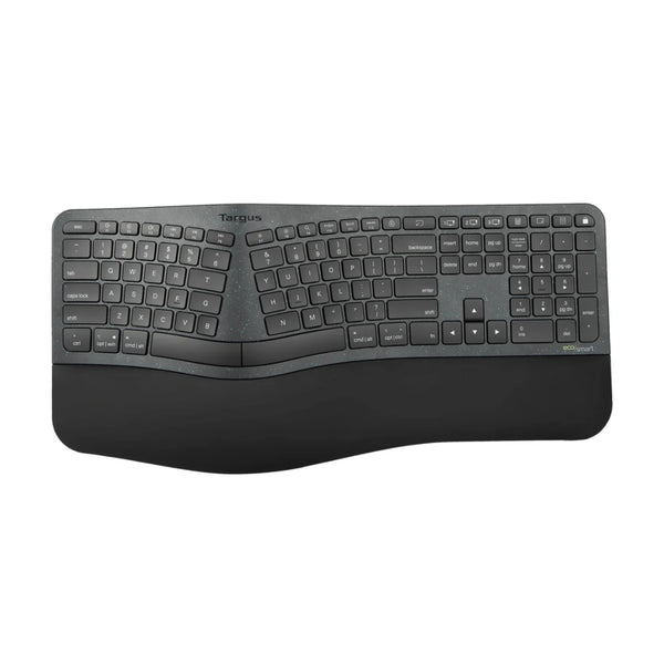 Targus Teclado Inalámbrico Ergonómico EcoSmart, AKB871US