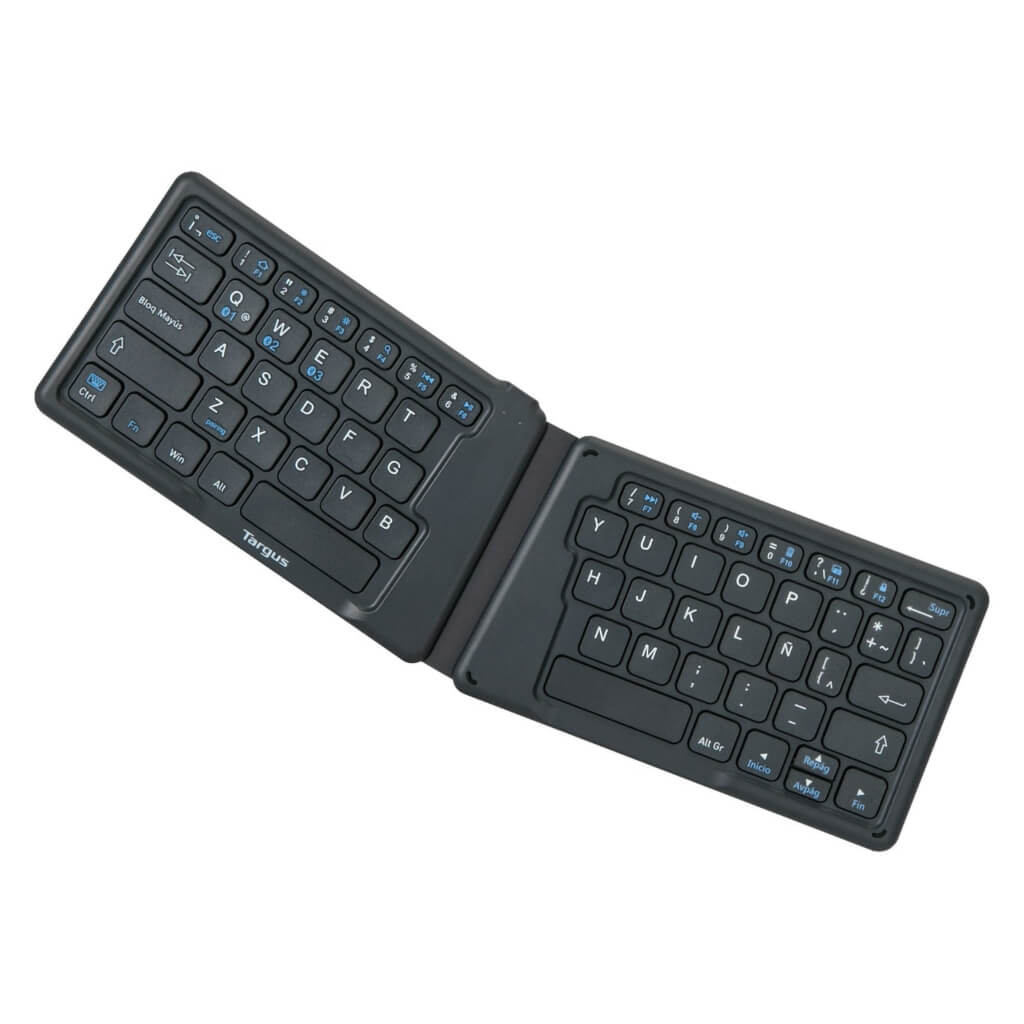 Targus Teclado Inalámbrico Ergonómico Plegable en Español, AKF003ES