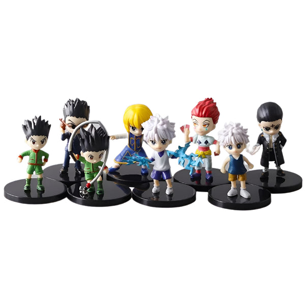 Tinkel Set Figuras Chibi Hunter X Hunter, 8 Piezas