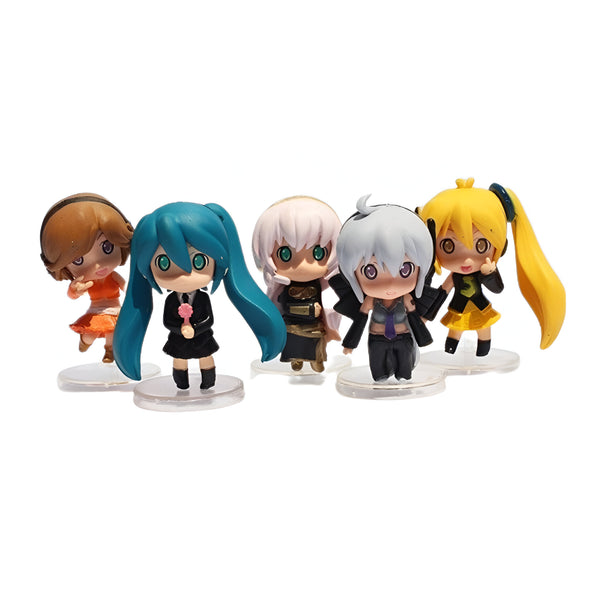 Tinkel Set Figuras Hatsune Miku, 5 Piezas