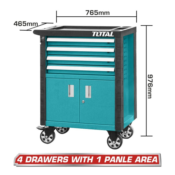 Total Carro Organizador de Metal 5 Gavetas, THRC01041