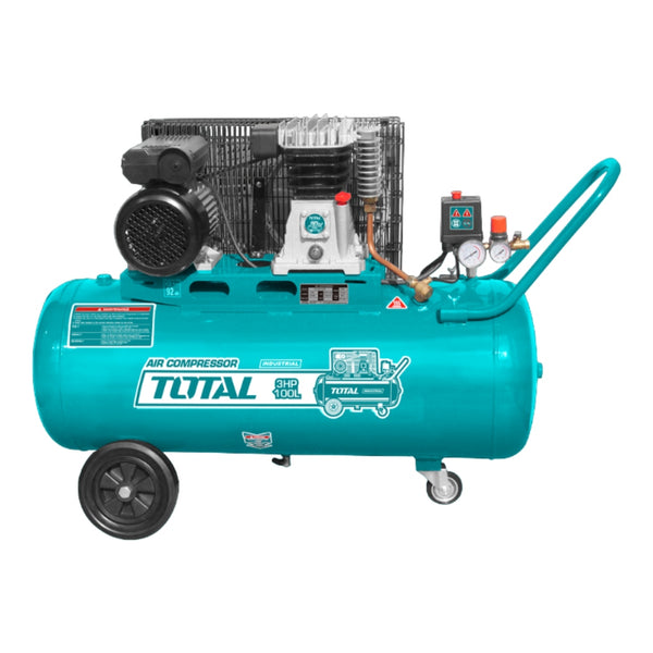 Total Compresor de Aire Industrial 3HP 100L 120V, UTC1301006