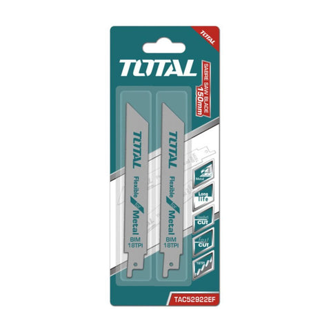 Total Set Hoja Sierra Sable 18 Dientes TAC52922EF, 2 Piezas