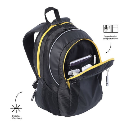 Totto Mochila para Laptop 15.4" Titanio XL 2.0