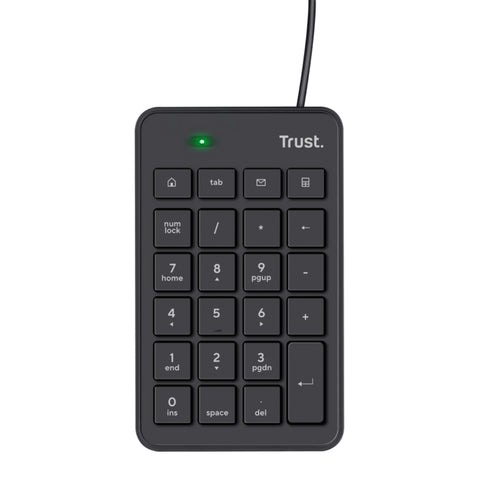 Trust Teclado Alambrico Numerico USB Xalas