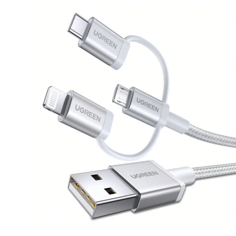 Ugreen Cable Multifunción USB 2.0-A 3 en 1, US186