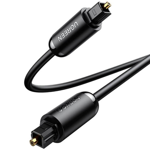 Ugreen Cable de Audio Óptico Digital Toslink S/PDIF (70892), 2M