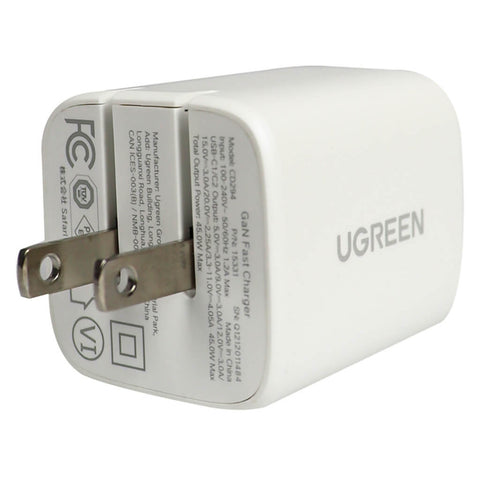 Ugreen Cargador de Pared de 45W Enchufe Plegable Nexode (15331)