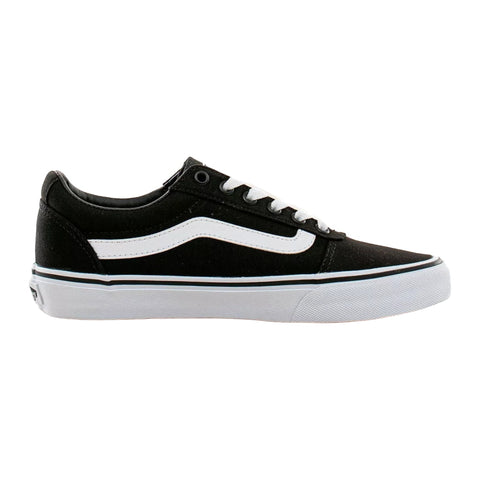 Vans Tenis Ward Suede/Canvas Negro/Blanco, para Mujer