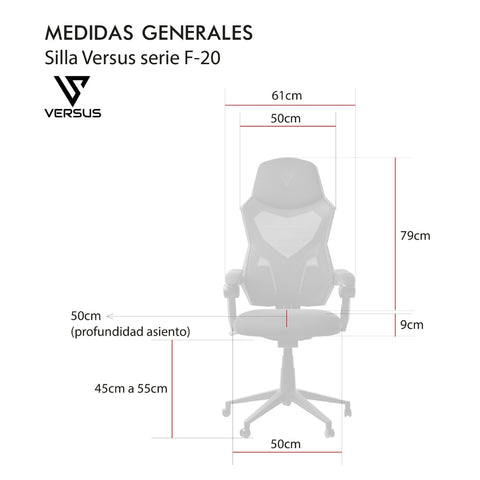 Versus Silla para Escritorio F-20