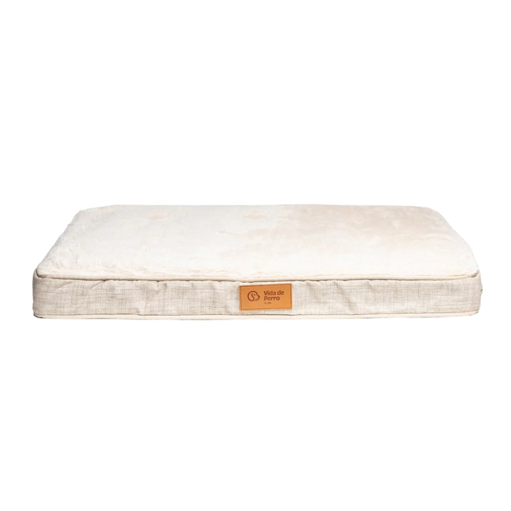 Vida de Perro Cama Ortopédica para Mascotas, Medium Beige