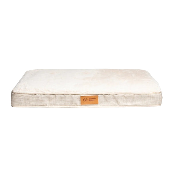 Vida de Perro Cama Ortopédica para Mascotas, Medium Beige