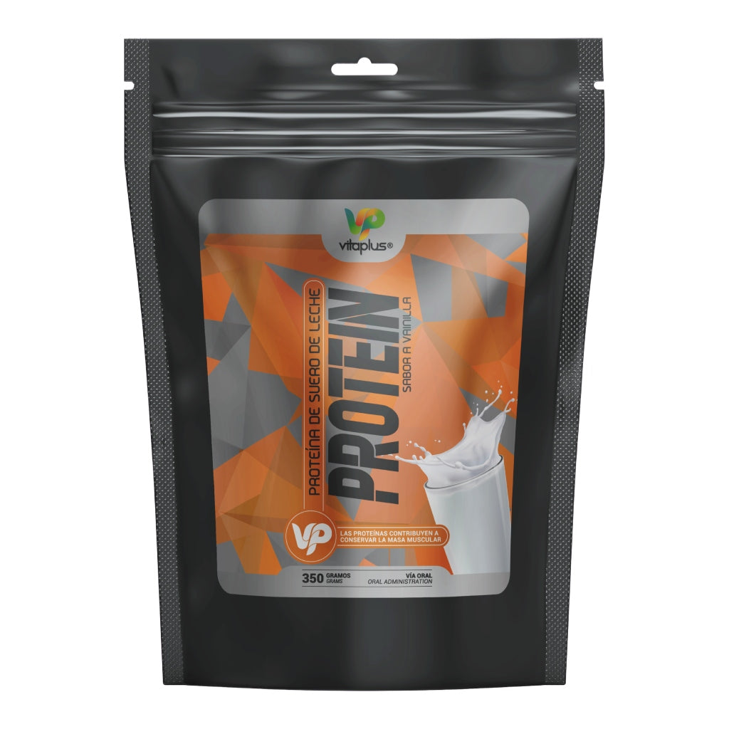 Vitaplus Suplemento Deportivo Proteína Sabor Vainilla, 350 G