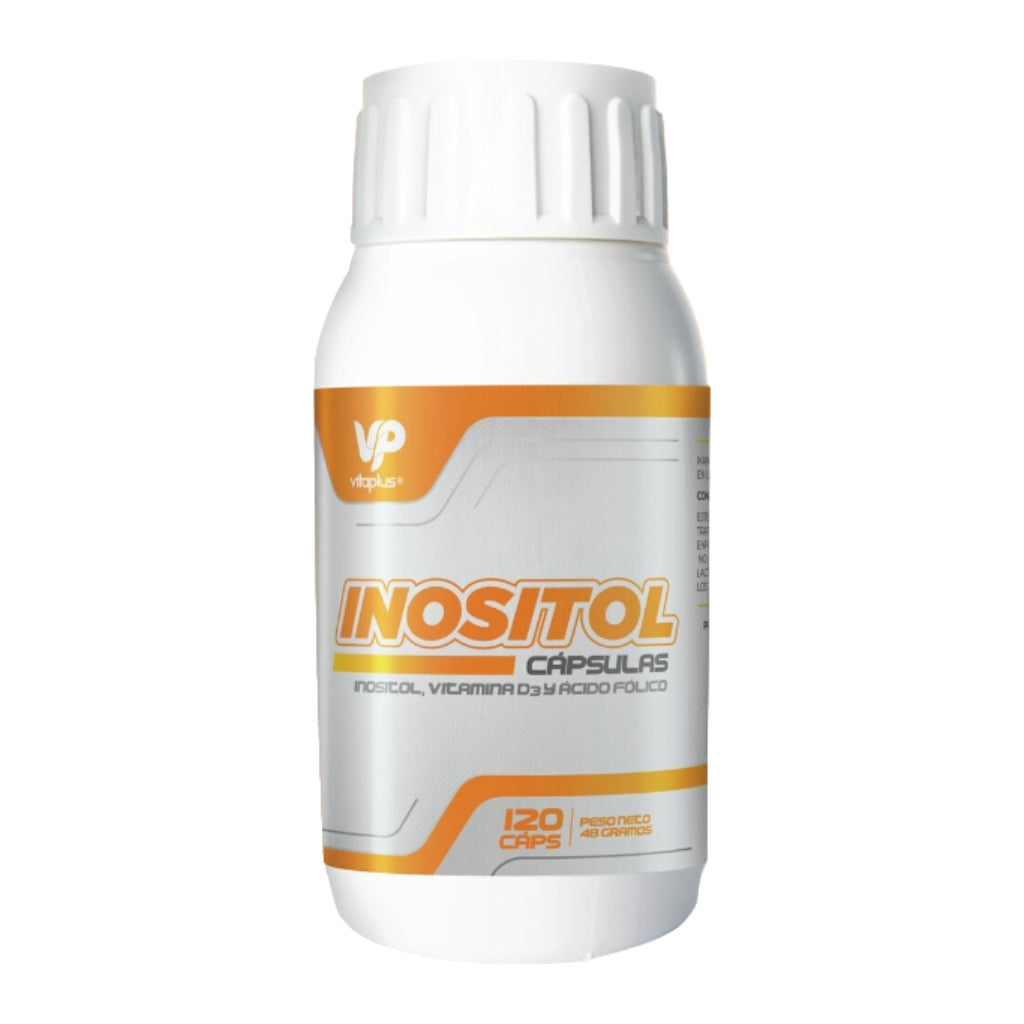 Vitaplus Suplemento Alimenticio Inositol Salud Mental, 120 Cápsulas