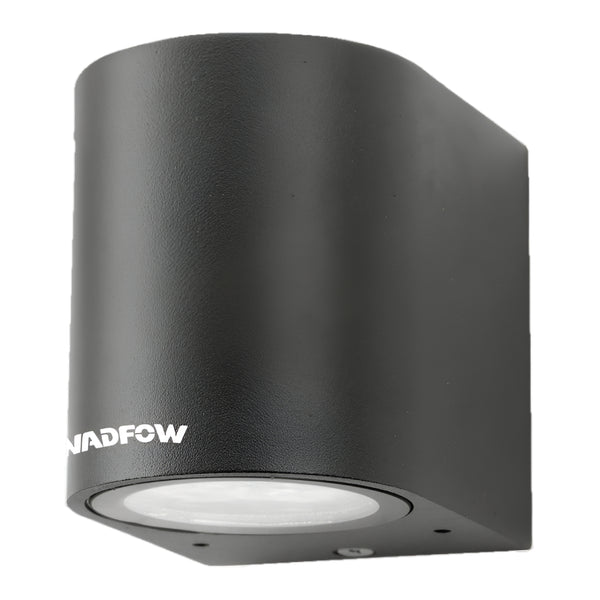 Wadfow Lámpara de Pared 1 LED IP44 BK, WDN8501