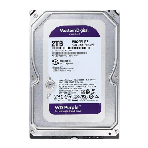 Western Digital Disco Duro Interno 2TB 64BM, WD23PURZ