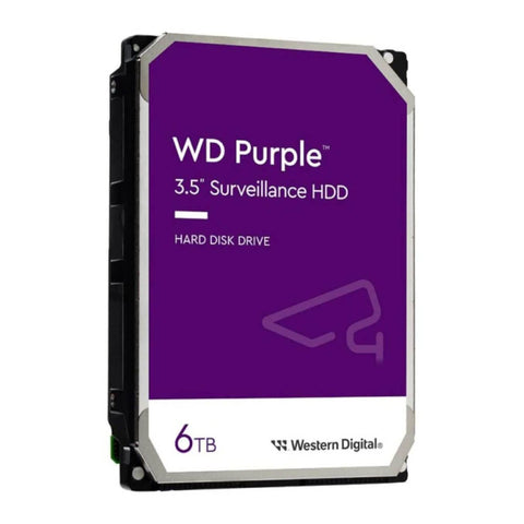 Western Digital Disco Duro Interno Purple 6TB, WD64PURZ