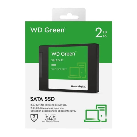 Western Digital Unidad de Estado Sólido Interno Green 2TB SATA, WDS200T2G0A