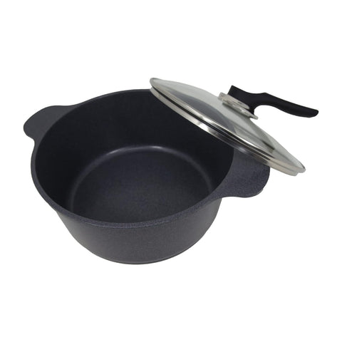 Westinghouse Olla Antiadherente Cerámica Gris con Tapa 24 Cm, WCCC2008024CMG