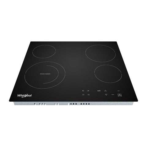 Whirlpool Plantilla Eléctrica Empotrable 24" 4 Discos (WEC5240B)