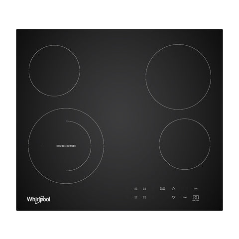 Whirlpool Plantilla Eléctrica Empotrable 24" 4 Discos (WEC5240B)