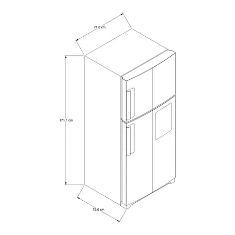 Whirlpool Refrigerador Top Mount 14 Pies (WRJ43AKTWW)