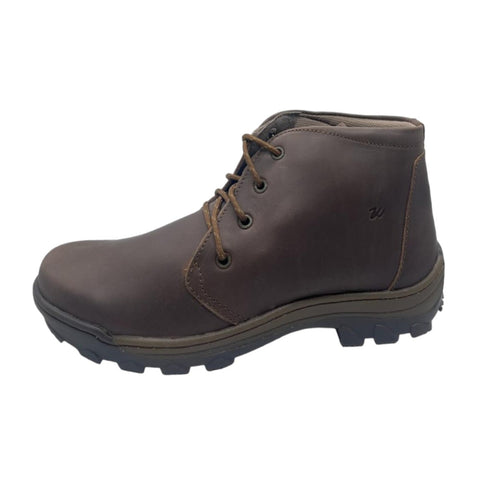 Wyners Bota Hiking Cordon Cafe, para Hombre