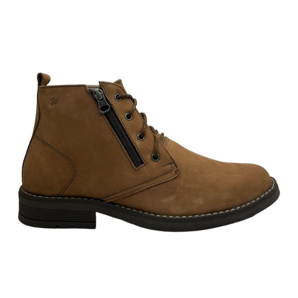 Wyners Media Bota Lenin Cuero Camel, para Hombre