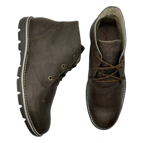 Wyners Media Bota Bruf Cuero Café, para Hombre