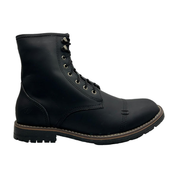 Wyners Bota Leñador Cuero Negro, para Hombre