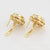 CR Charms Aretes Esplendor Dorado, Alloy