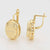 CR Charms Aretes Esplendor Dorado, Alloy