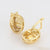 CR Charms Aretes Esplendor Dorado, Alloy