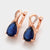 CR Charms Aretes Azul Infinito, Alloy