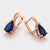 CR Charms Aretes Azul Infinito, Alloy