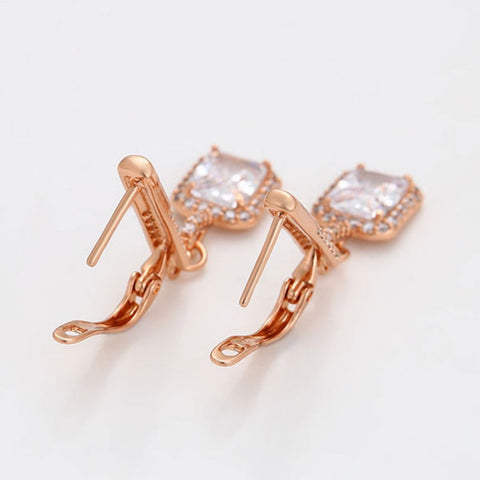 CR Charms Aretes Elegancia Cristalina, Alloy