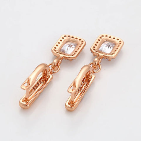 CR Charms Aretes Elegancia Cristalina, Alloy