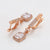 CR Charms Aretes Elegancia Cristalina, Alloy