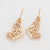 CR Charms Aretes Brillo de Mariposa, Alloy