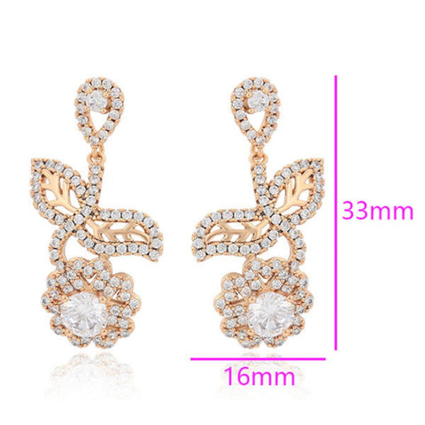 CR Charms Aretes Destello de Jardín, Alloy