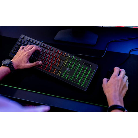 Xtech Kit Teclado y Mouse Alámbrico Gaming en Español, XTK-531S