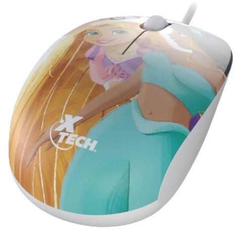 Xtech Mouse Alámbrico Disney Princesa