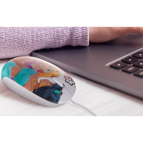 Xtech Mouse Alámbrico Disney Princesa