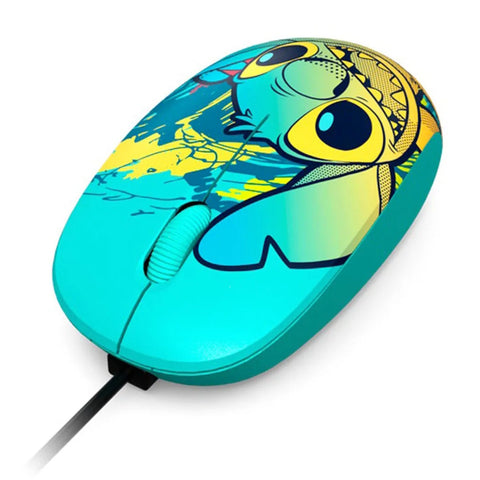 Xtech Mouse Alámbrico Disney Edición Stich, XTM-D406ST-BL