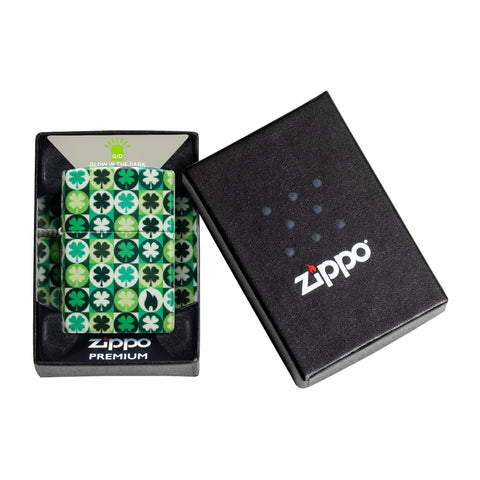 Zippo Encendedor Clover, Verde