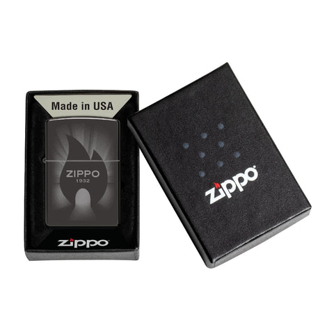 Zippo Encendedor Emblem, Gris