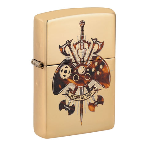 Zippo Encendedor Gamer, Dorado