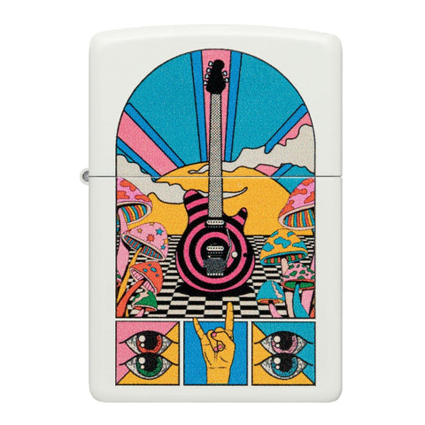 Zippo Encendedor Guitar, Blanco