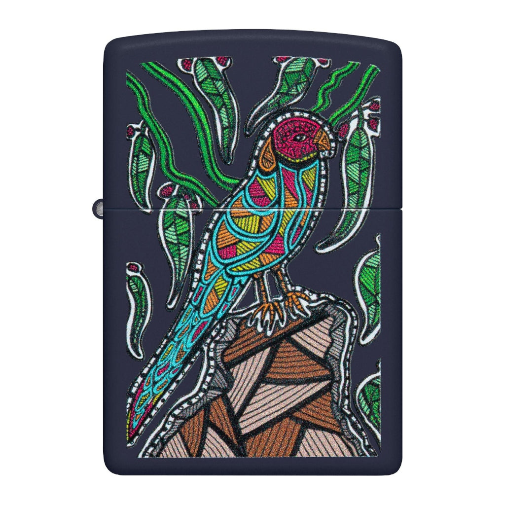 Zippo Encendedor Gumbula Pájaro, Negro